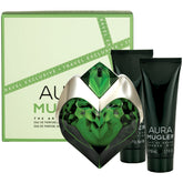 aura mugler 3pcs gift set - 50ml edp spray + 50ml body lotion + 50ml shower gel (women)